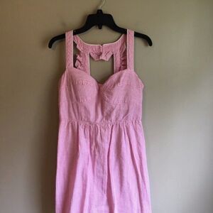 Southern Frock size 6 pink and white dress